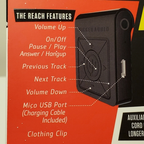 The Reach by Wicked Audio - Bluetooth Audio Receiver - Bonus Pack WI-BTR60 - Picture 11 of 11